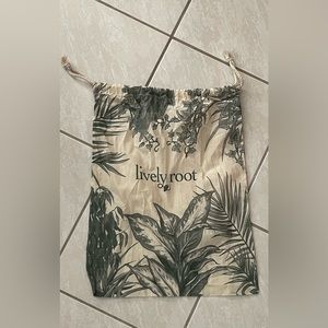 Lively Root - draw string bag- dust bag